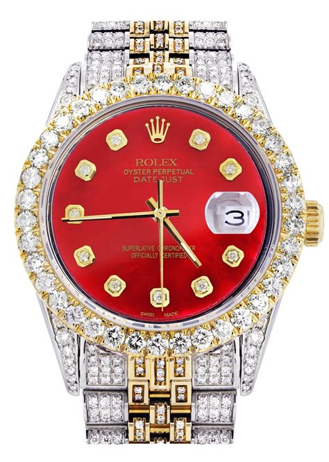 fotos fondo de perfil rolex rojo y diamantes|Fondos de escritorio de relojes Rolex .